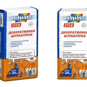 Сухая смесь штукатурная Диамант 215 К 25кг