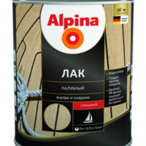 Alpina Лак палубный глянц. 9л / 8,01кг
